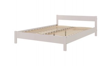 Кровать из массива Эби Льняной (БМ) в Ирбите - irbit.mebel-e96.ru
