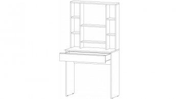 Стол туалетный Элегант графит (Лин) в Ирбите - irbit.mebel-e96.ru