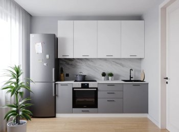 Кухонный гарнитур Элеганция 2200 мм (Санвут) в Ирбите - irbit.mebel-e96.ru