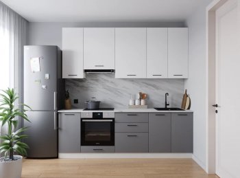 Кухонный гарнитур Элеганция 2400 мм Sanvut в Ирбите - irbit.mebel-e96.ru