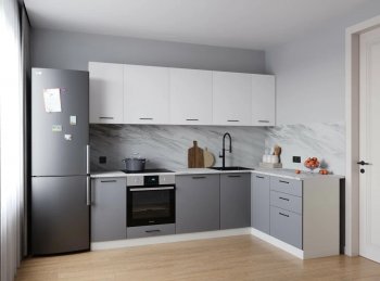 Угловой кухонный гарнитур Элеганция 2600*1600 мм Sanvut в Ирбите - irbit.mebel-e96.ru