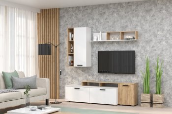 Стенка Эльза комп.1 (Зарон) в Ирбите - irbit.mebel-e96.ru