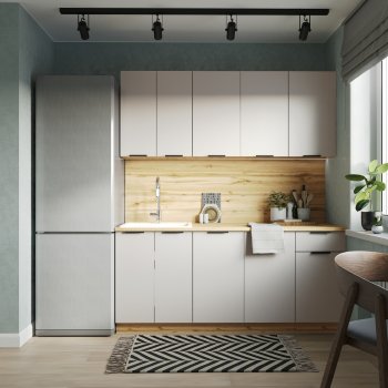 КУхонный гарнитур Эстетик 1800 мм порт-ройал (Сурская) в Ирбите - irbit.mebel-e96.ru