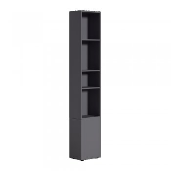 Шкаф торцевой Эйр 16.323 графит (Моби) в Ирбите - irbit.mebel-e96.ru