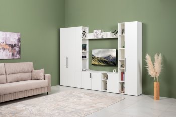 Шкаф торцевой Эйр 16.323 белый (Моби) в Ирбите - irbit.mebel-e96.ru