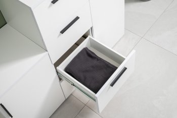 Стенка Эйр модульная, белый (Моби) в Ирбите - irbit.mebel-e96.ru