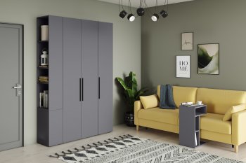 Стенка Эйр модульная, графит (Моби) в Ирбите - irbit.mebel-e96.ru