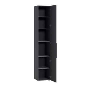 Шкаф модульный Эйр, графит (Моби) в Ирбите - irbit.mebel-e96.ru