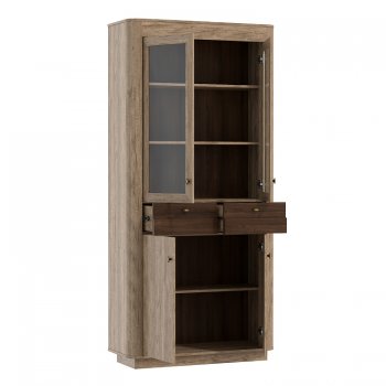 Шкаф витрина 34.05 Фантазия (Олмеко) в Ирбите - irbit.mebel-e96.ru