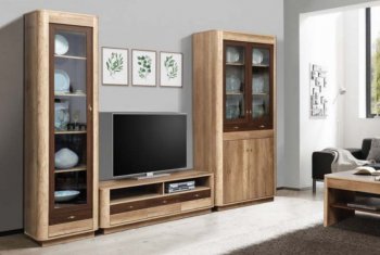 Стенка Фантазия модульная (Олмеко) в Ирбите - irbit.mebel-e96.ru