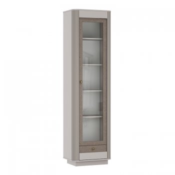 Шкаф витрина 34.06 Фантазия кашемир (Олмеко) в Ирбите - irbit.mebel-e96.ru
