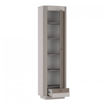Шкаф пенал 34.30 Фантазия кашемир (Олмеко) в Ирбите - irbit.mebel-e96.ru