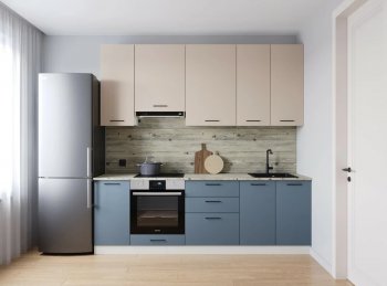 Кухонный гарнитур Фьюжн 2400 мм Sanvut в Ирбите - irbit.mebel-e96.ru