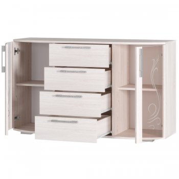 Комод Флорида ясень белый (БТС) в Ирбите - irbit.mebel-e96.ru