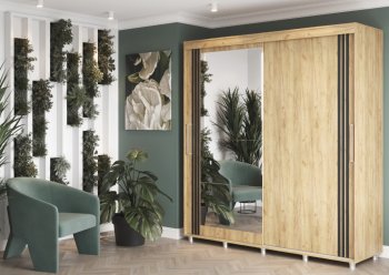 Шкаф-купе 2000 мм Форест крафт золотой(Стиль) в Ирбите - irbit.mebel-e96.ru