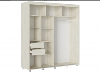 Шкаф-купе 2000 мм Форест крафт белый (Стиль) в Ирбите - irbit.mebel-e96.ru