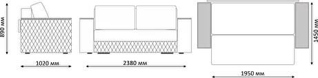 Диван Форвард Ultra Cocoa (Софт) в Ирбите - irbit.mebel-e96.ru