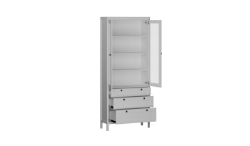 Пенал со стеклом Фрея (СБК) в Ирбите - irbit.mebel-e96.ru