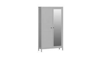 Шкаф для одежды 2-х дв. с комб. дверями Фрея (СБК) в Ирбите - irbit.mebel-e96.ru