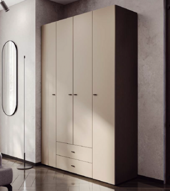Шкаф 1350 мм четырехств. комб. Гиза (МИ) в Ирбите - irbit.mebel-e96.ru