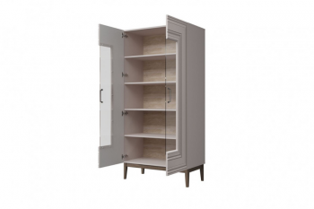 Витрина Гориция ШР-2 Лен (БМ) в Ирбите - irbit.mebel-e96.ru