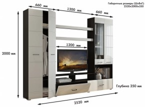 Стенка Альфа МДФ (Гор) в Ирбите - irbit.mebel-e96.ru