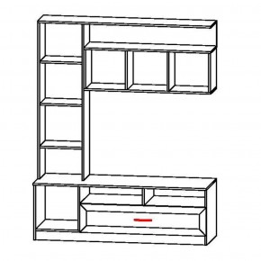 Гостиная Прага (модульная) Анкор белый в Ирбите - irbit.mebel-e96.ru