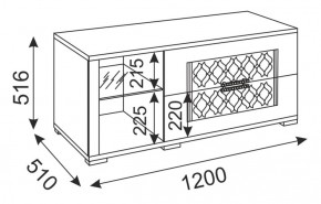 Стенка Тиффани (М 05-05-09-11-12-13-14) (Риннер) в Ирбите - irbit.mebel-e96.ru