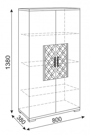 Стенка Тиффани (М 05-05-09-11-12-13-14) (Риннер) в Ирбите - irbit.mebel-e96.ru