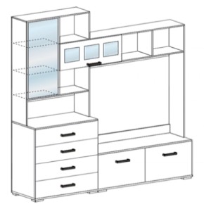 Стенка Яна вариант-1 (СтендМ) в Ирбите - irbit.mebel-e96.ru