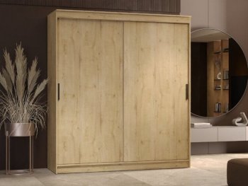 Шкаф-купе 2000 мм Гранд-1 ЛДСП, дуб вотан (Эра) в Ирбите - irbit.mebel-e96.ru