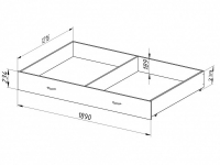 Кровать 2-х ярусная Гранада-2Я в Ирбите - irbit.mebel-e96.ru