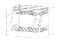 Кровать 2-х ярусная Гранада-2Я в Ирбите - irbit.mebel-e96.ru