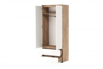 Шкаф 900 мм Гретта 2С2Я 2дв, 2ящ крафт (Памир) в Ирбите - irbit.mebel-e96.ru