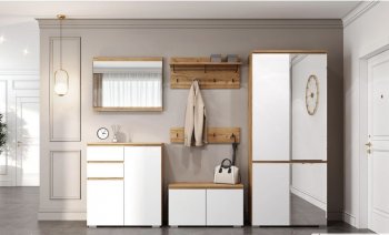 Прихожая Гретта №1 крафт золотой (Памир) в Ирбите - irbit.mebel-e96.ru