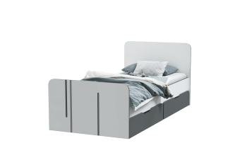 Набор детской мебели Грей модульный (МЛК) в Ирбите - irbit.mebel-e96.ru