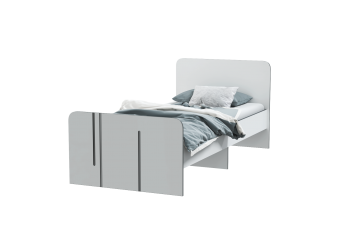 Кровать 900 мм Грей (МЛК) в Ирбите - irbit.mebel-e96.ru