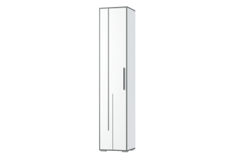 Шкаф 1 дв. Грей (УНИ) (МЛК) в Ирбите - irbit.mebel-e96.ru