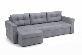 Диван угловой Грейс (рогожка SHE980 (серый)) (Софт) в Ирбите - irbit.mebel-e96.ru