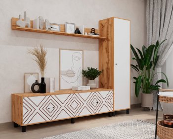 Стенка HYGGE комп.1 ромбы (Мама) в Ирбите - irbit.mebel-e96.ru