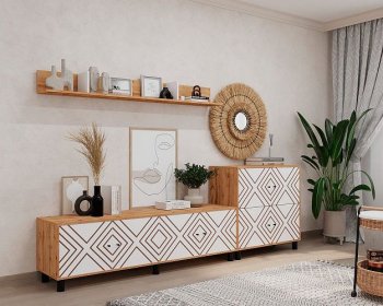 Стенка HYGGE комп.2 ромбы (Мама) в Ирбите - irbit.mebel-e96.ru