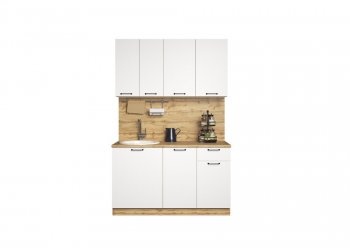 КУхонный гарнитур Хелмер 1400 мм (Сурская) в Ирбите - irbit.mebel-e96.ru