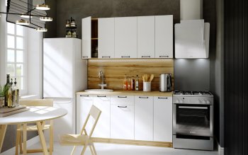 КУхонный гарнитур Хелмер 1600 мм (Сурская) в Ирбите - irbit.mebel-e96.ru