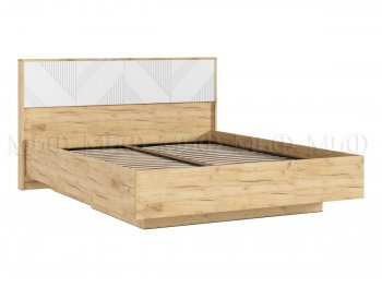 Кровать парящая Ирис крафт/белый (Миф) в Ирбите - irbit.mebel-e96.ru
