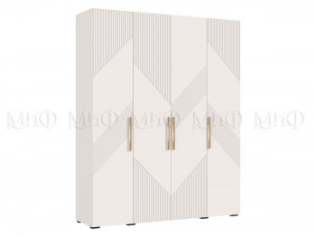 Шкаф 1800 мм Ирис с антресолью кашемир (Миф) в Ирбите - irbit.mebel-e96.ru