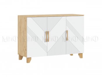 Спальный гарнитур Ирис крафт/белый, модульный (Миф) в Ирбите - irbit.mebel-e96.ru