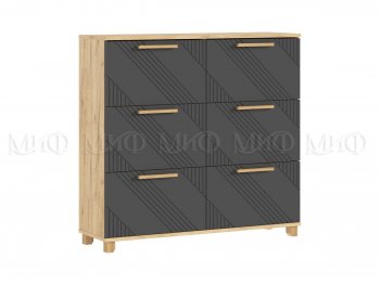 Обувница Ирис крафт/графит (Миф) в Ирбите - irbit.mebel-e96.ru