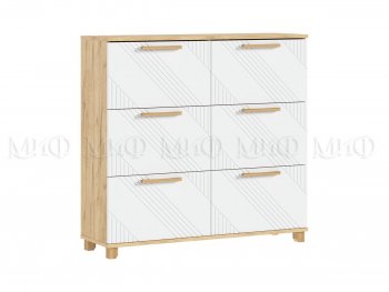 Обувница Ирис крафт/белый (Миф) в Ирбите - irbit.mebel-e96.ru