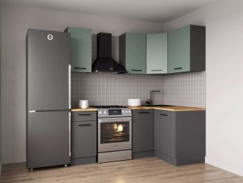 Кухонный гарнитур угловой Изумруд 2000х1200 в Ирбите - irbit.mebel-e96.ru