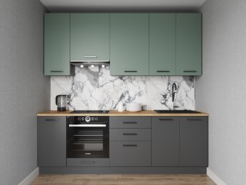 Кухонный гарнитур Изумруд 2400 мм Sanvut в Ирбите - irbit.mebel-e96.ru